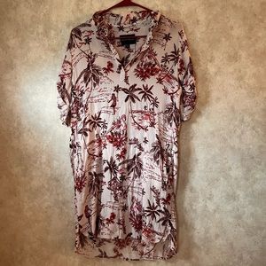 Velvet Hearts Button Down Dress